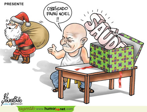 Lula já recebeu a sua prenda de Natal...