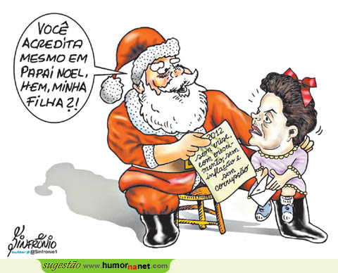Dilma já fez a carta ao Pai Natal
