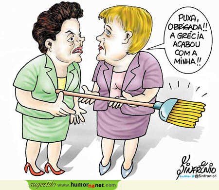 Dilma ajuda Merkel