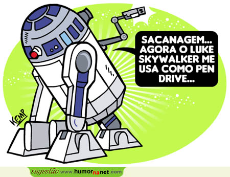 R2-D2 lamenta-se de Skywalker