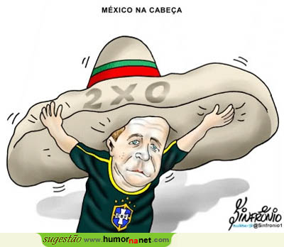 Brasil perde com o México por 2x0
