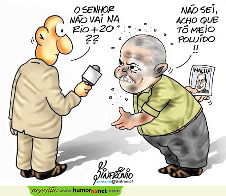 Lula não vai à RIO+20