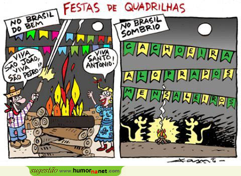 Aa festas populares no Brasil