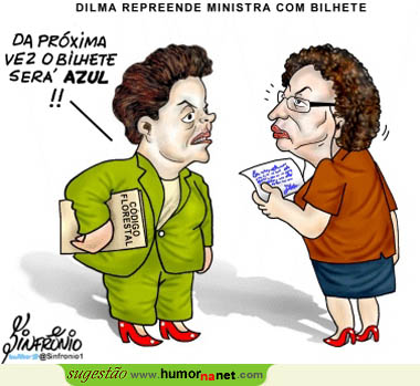 Dilma repreende ministras...