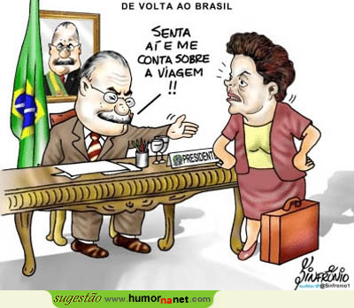 Dilma de volta ao Brasil