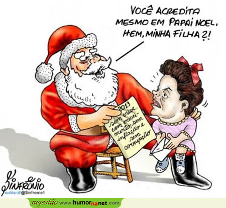 Papai Nöel esclarece Dilma
