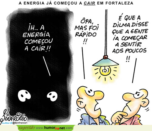 Energia começa a cair em Fortaleza