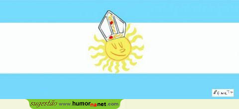 Argentina com nova bandeira