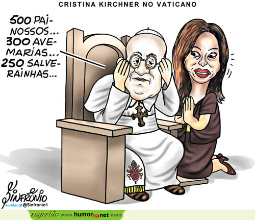Papa Francisco recebe presidente Kirchner