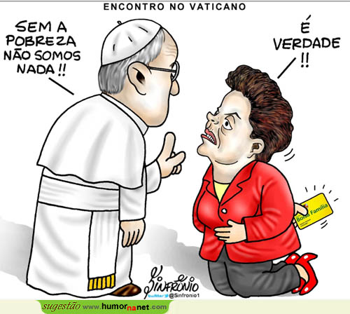 Dilma encontra-se com o Papa Francisco