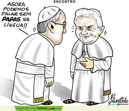 Primeiro encontro entre Papa  Francisco e Bento XVI