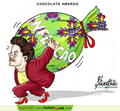 Dilma e o seu ovo de Páscoa