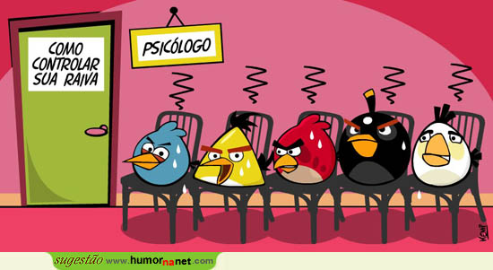 Angry Birds vão ao psicólogo
