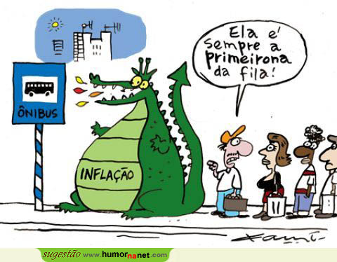 Inflação dá cartas no Brasil