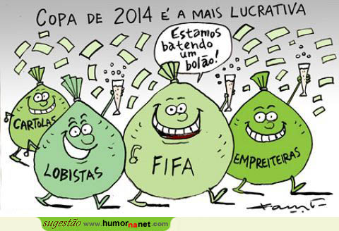 Copa de 2014 já dá lucro...