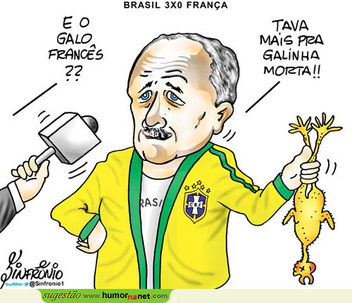 Brasil arrasa galo francês
