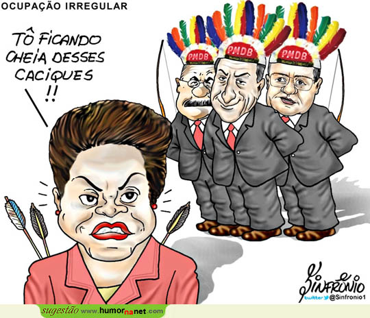 Dilma é atacada pelas costas