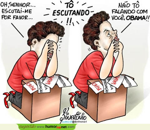 Dilma procura por Deus...