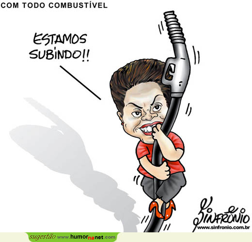 Dilma agarradinha ao seu bem precioso