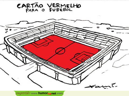Cartão vermelho para o Futebol no Brasil