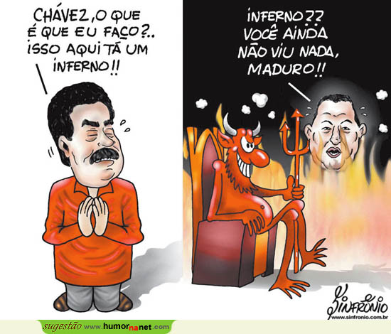 Maduro fala com Chávez
