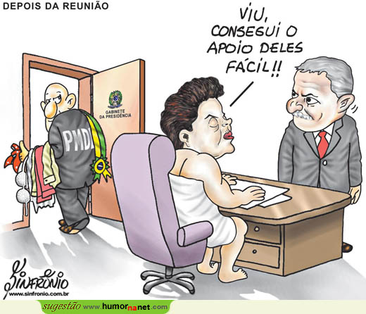Dilma negociou com o PMDB e ficou... com pouco!