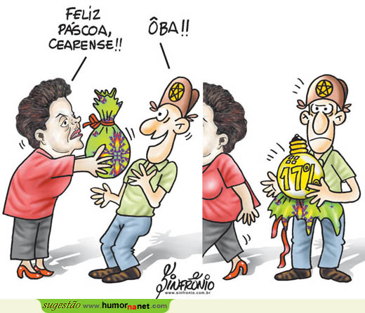 Dilma oferece ovo a cearense