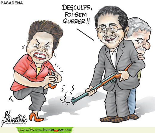 Dilma sofre com a Pasadena