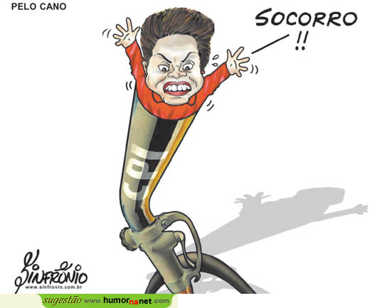 Dilma à beira de um ataque de nervos...