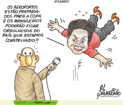 Em que aeroporto aterrará Dilma?