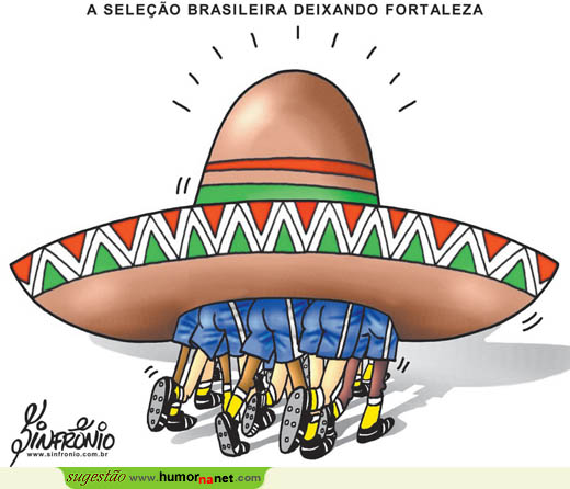 Brasil empata com o México a zero bolas
