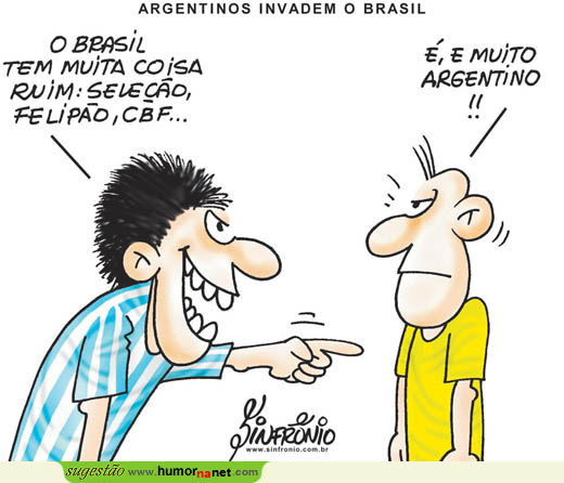 Argentinos invadem o Brasil