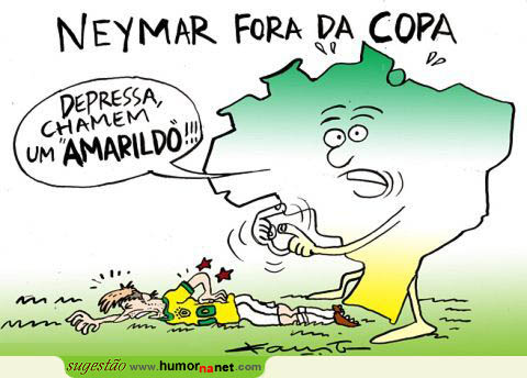 Amarildo substitui Neymar