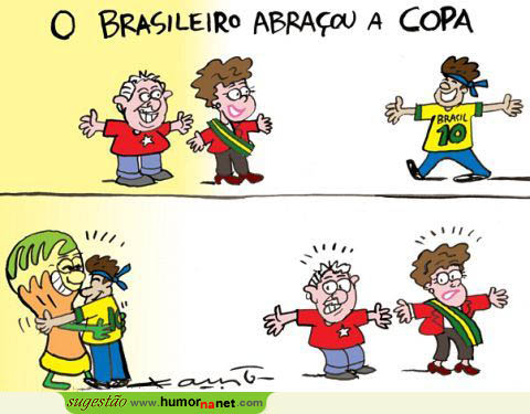 Brasileiro abraça a Copa...