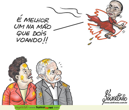 Marina <i>vs</i> dupla Rousseff/Lula