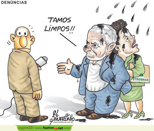 Lula, Dilma e companhia... tudo limpo!