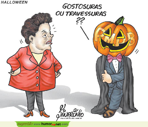 O Halloween de Dilma