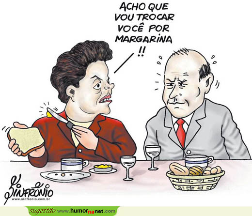 Dilma pondera usar margarina