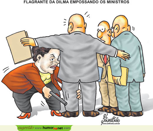 Dilma a empossar os novos ministros