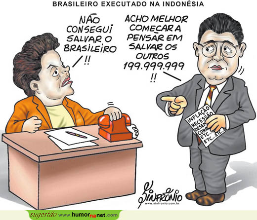 Dilma não consegue evitar execução de brasileiro na Indonésia