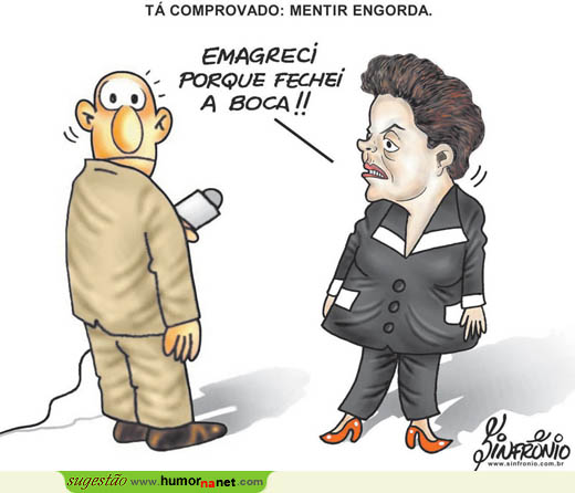 Dilma emagreceu