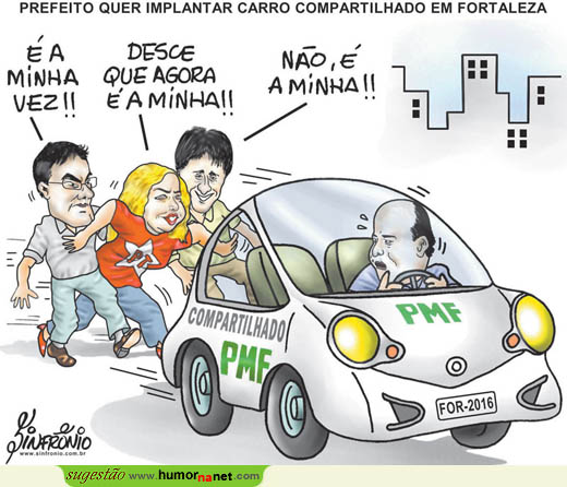 Roberto pretende implantar a partilha de carros em Fortaleza