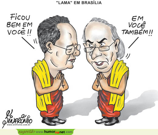 Lama em Brasília mas... sem Dalai