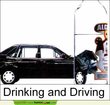 Se conduzir não beba!