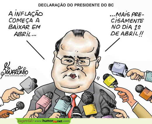 Presidente do Banco Central no Brasil promete para 1 de abril...