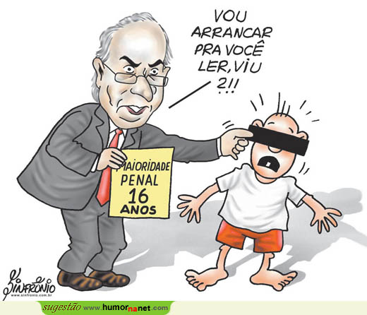 Maioridade penal no Brasil proposta para 16 anos