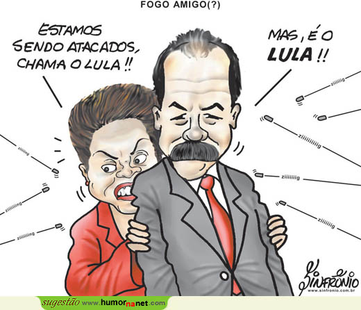 Fogo amigo ataca Dilma