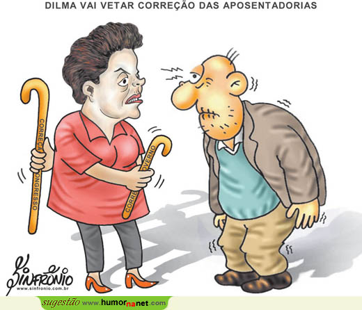 Dilma corrige à sua maneira aposentadorias