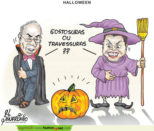O Halloween de Dilma