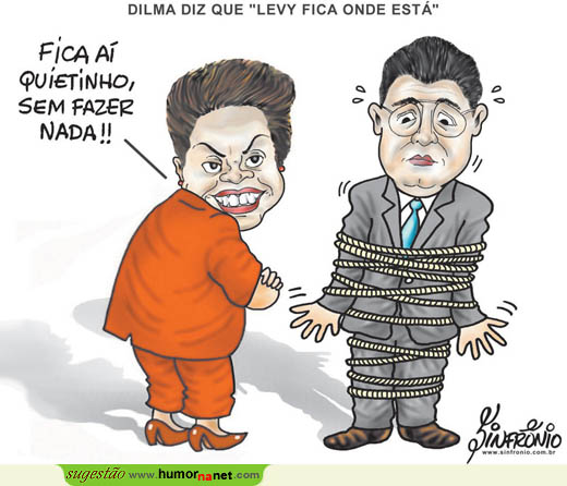 Segundo Dilma, Levy fica onde está